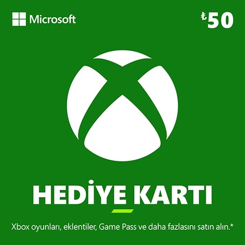 Xbox Hediye Kartı 50 TL